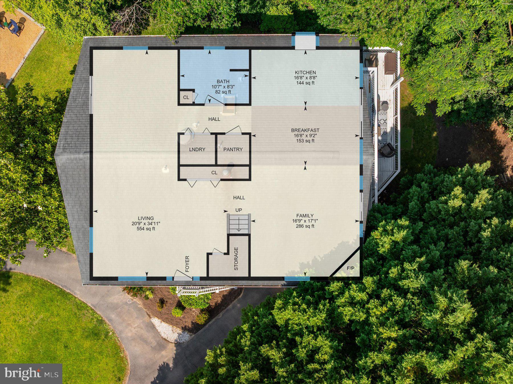 2710 Parkview Drive Riva, MD 21140 - Photo 60 of 60 an aerial view of residential house with outdoor space and swimming pool