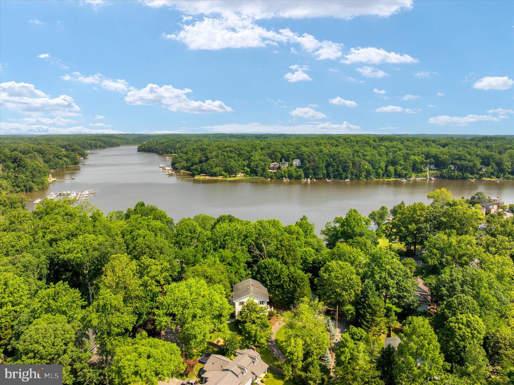 2710 Parkview Drive Riva, MD 21140 - Photo 7 of 60 a view of a lake with houses in the back