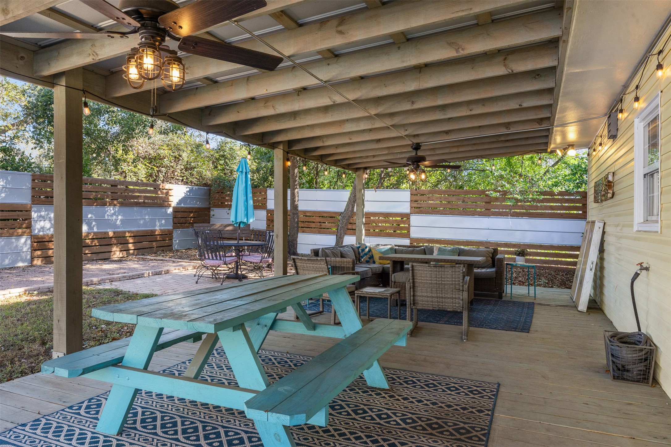 407 East Alamo Street Brenham, TX 77833 - Photo 25 of 27 a view of a dining room with furniture window and outside view