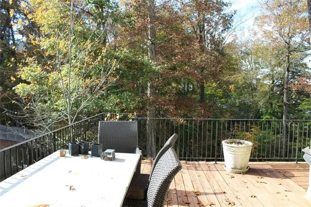 a view of a chair in the balcony