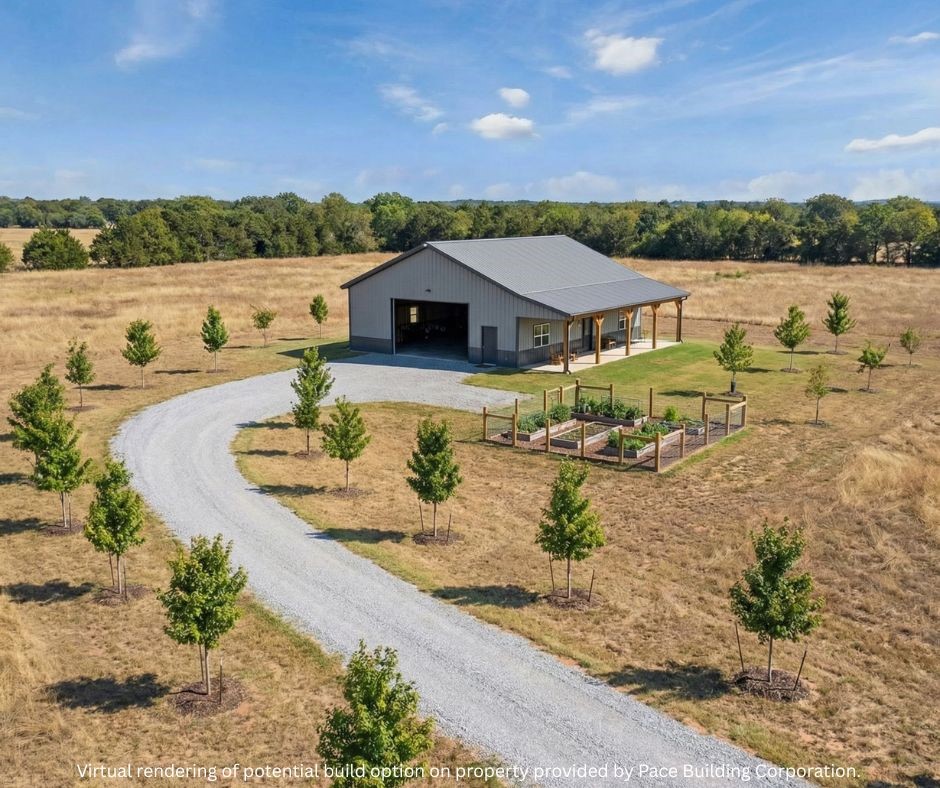 0 10 Acres Road Comfort, TX 78013 - Photo 19 of 20 AI Rendering on property of possible options to be built on unrestricted land - income producing horse training facility.