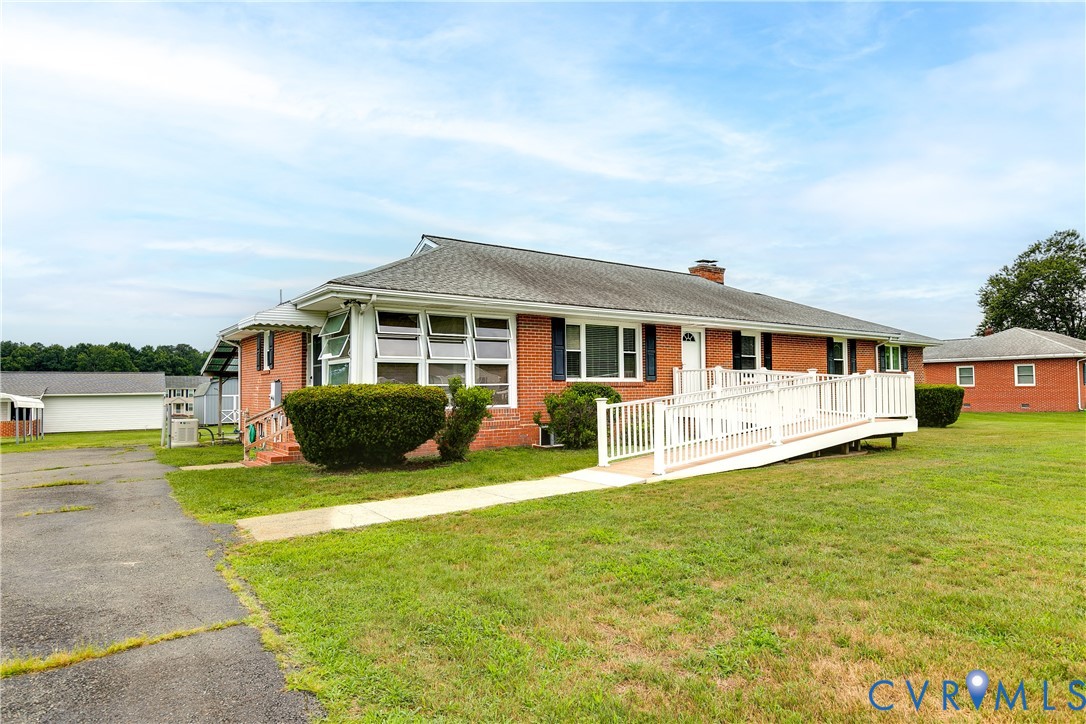 12365 Ashcake Road Ashland, VA 23005 - Photo 2 of 80 Brick exterior with a gabled roofline, featuring a