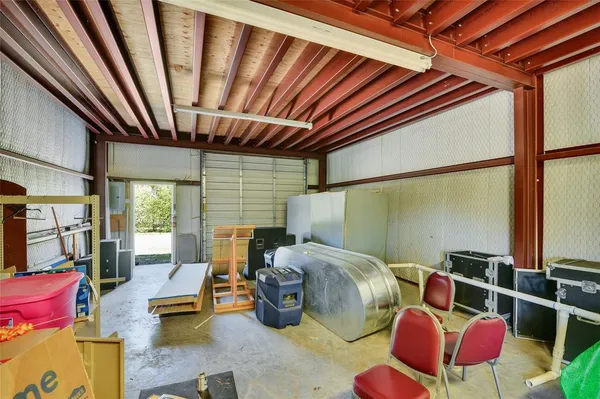 a view of storage and utility room