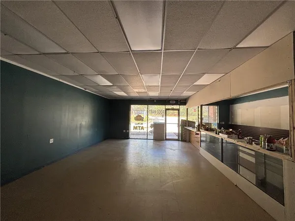 a view of a kitchen with a stove