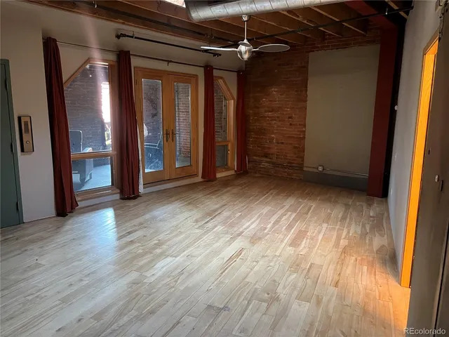 wooden floor in an empty room
