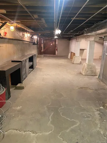 a view of parking garage