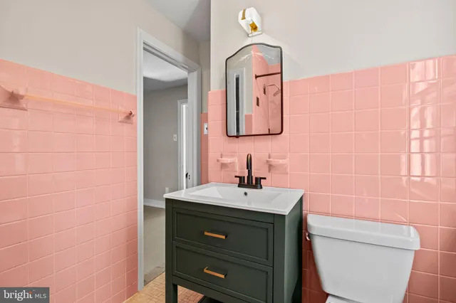 a view of a hallway with window