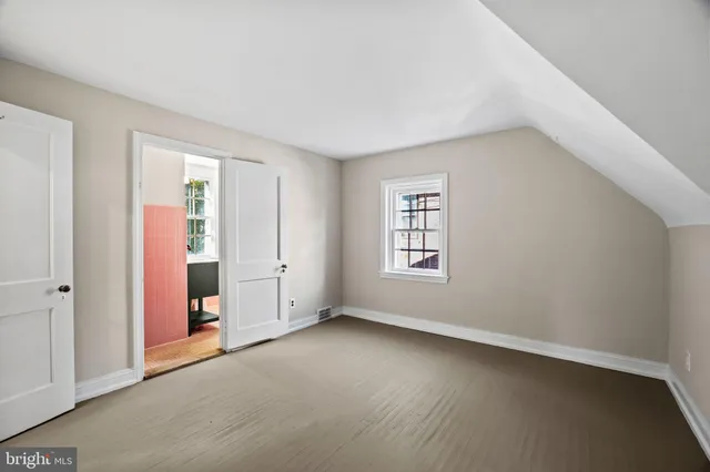 a view of storage and utility room