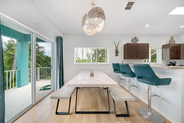 a living room with furniture a flat screen tv and a floor to ceiling window