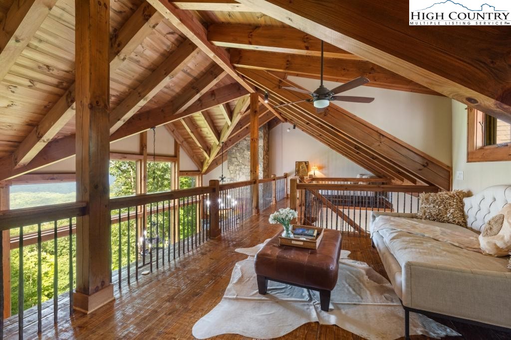 711 Goldenrod Road Boone, NC 28607 - Photo 16 of 49 a view of a chairs and table in a balcony