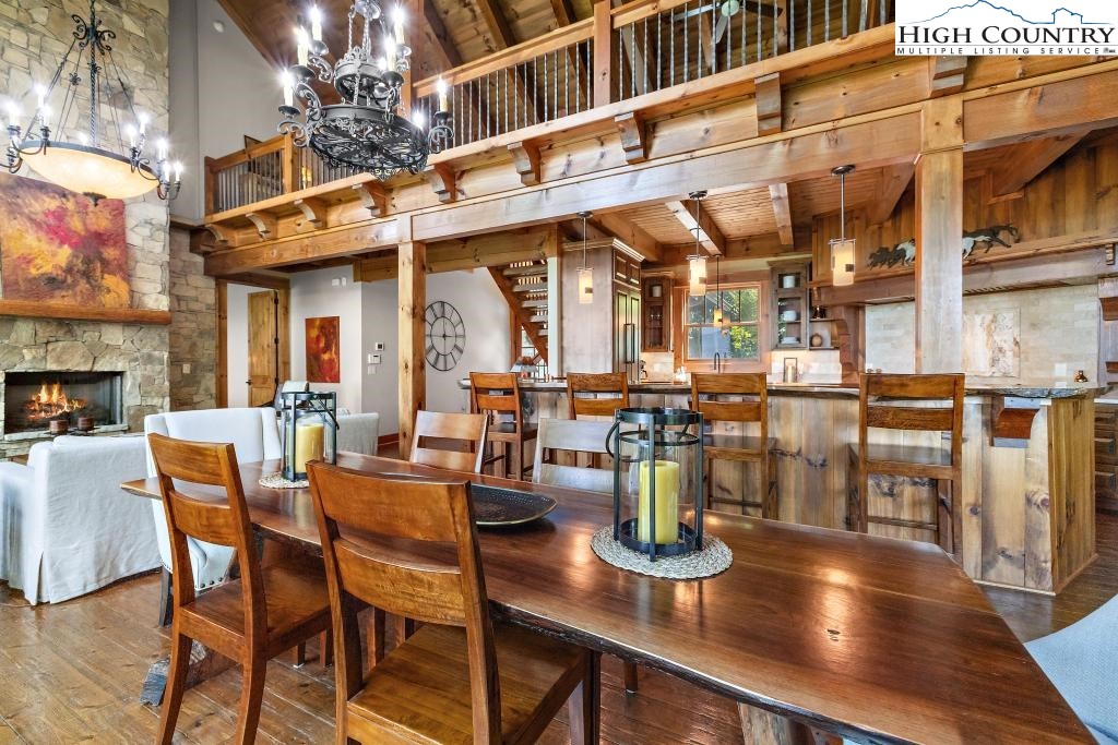 711 Goldenrod Road Boone, NC 28607 - Photo 8 of 49 a view of a dining room with furniture