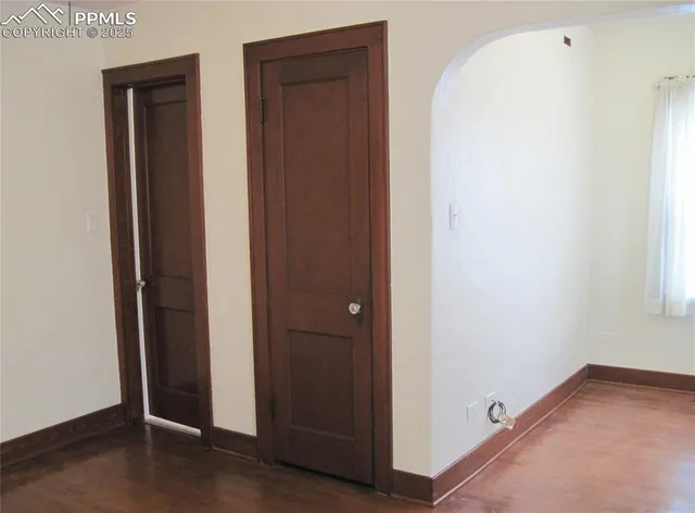 a view of empty room