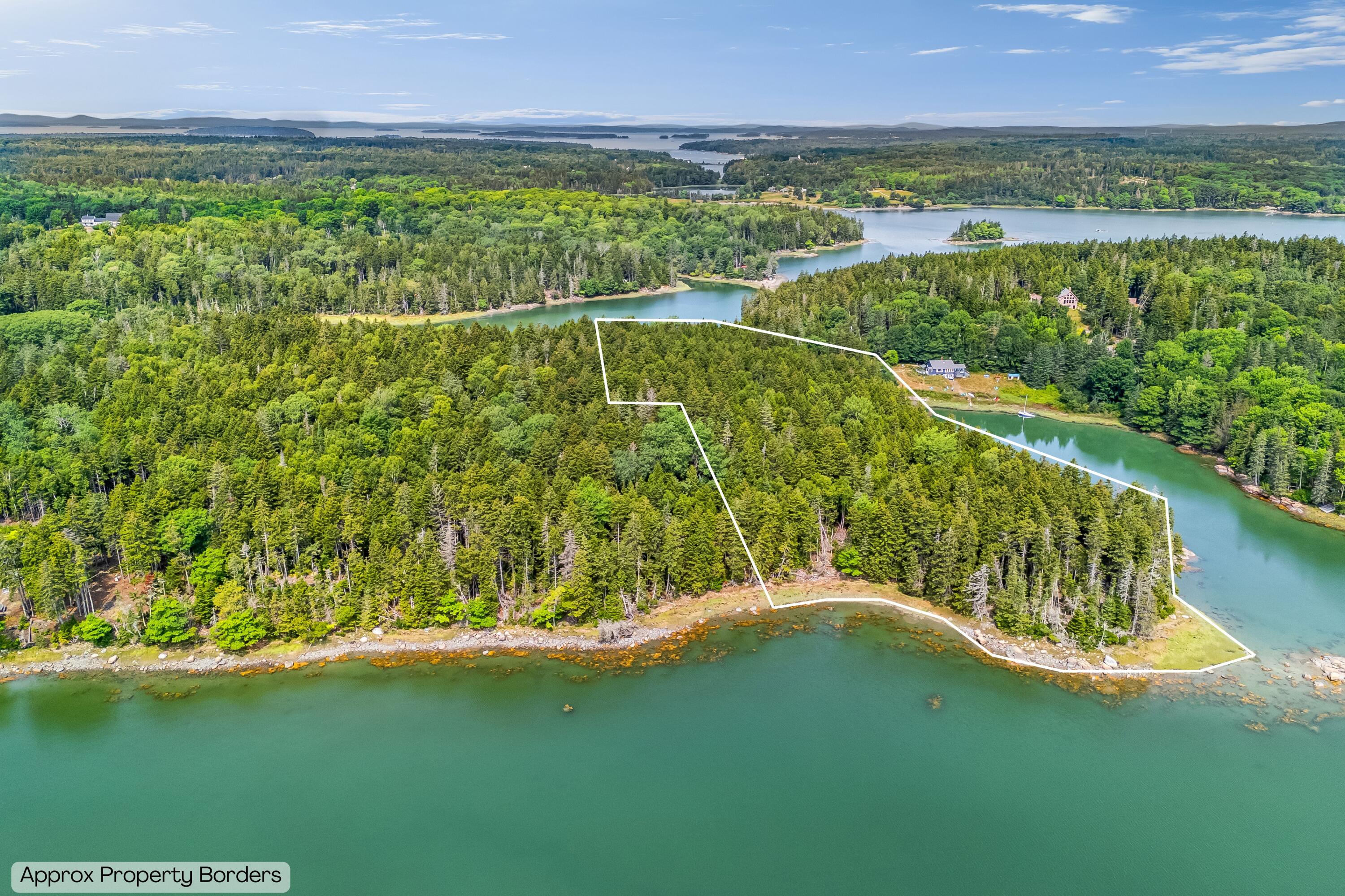 18-2 Merchant Point Road Deer Isle, ME 04627 - Photo 27 of 51 Drone Photos with Marker (7) (1)