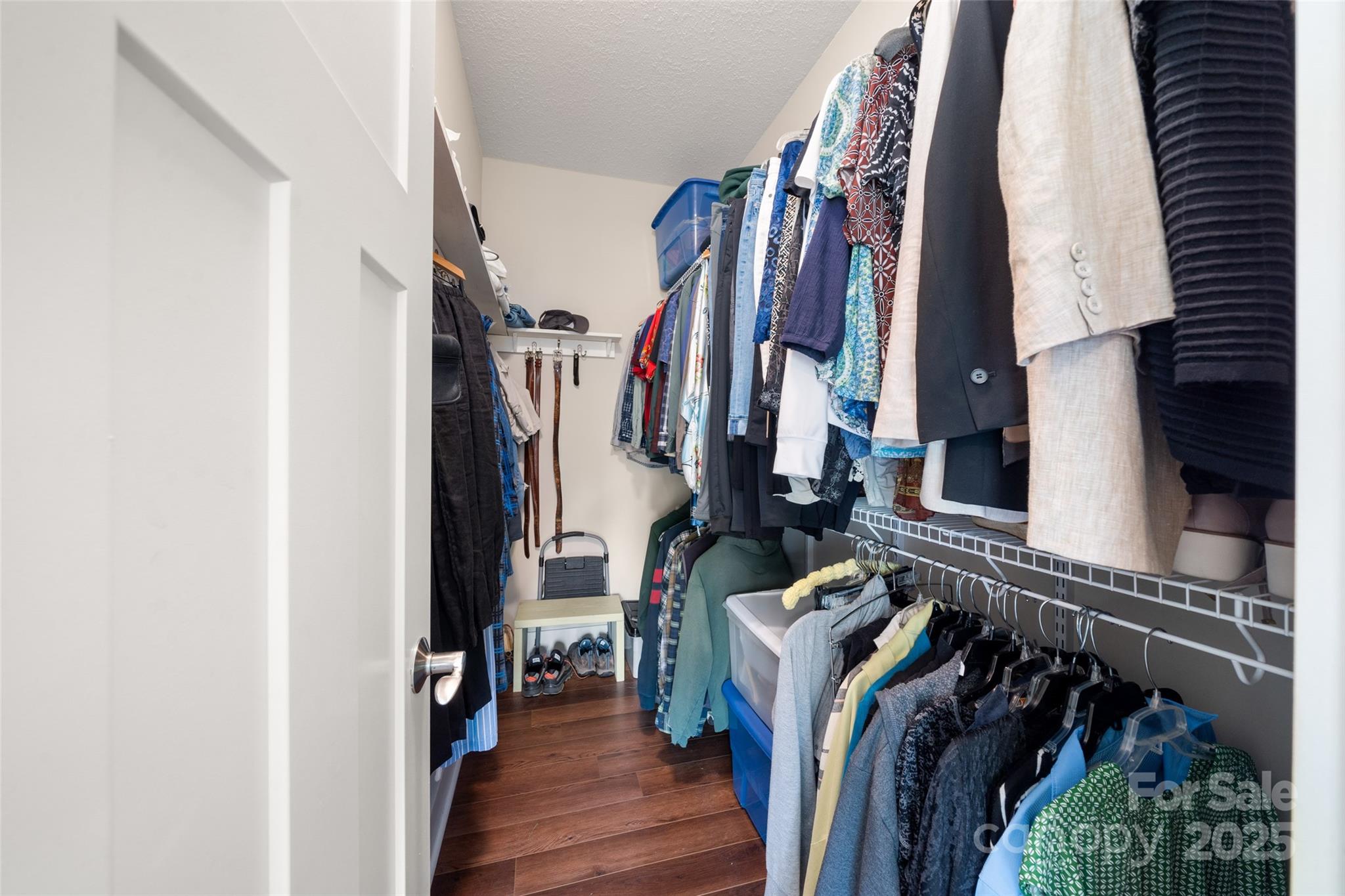9 Vedder Way Swannanoa, NC 28778 - Photo 20 of 33 a view of walk in closet with clothes and shoes