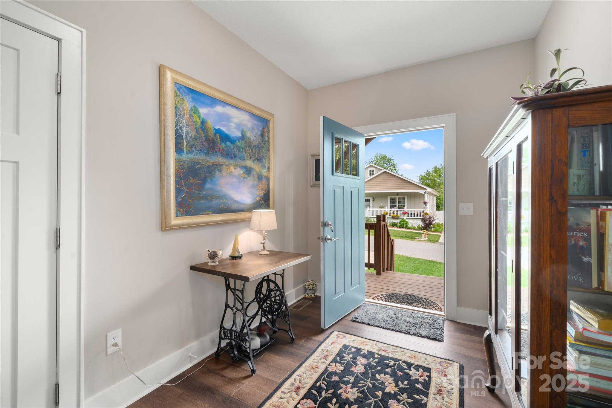 9 Vedder Way Swannanoa, NC 28778 - Photo 2 of 33 a view of a hallway with furniture and front door