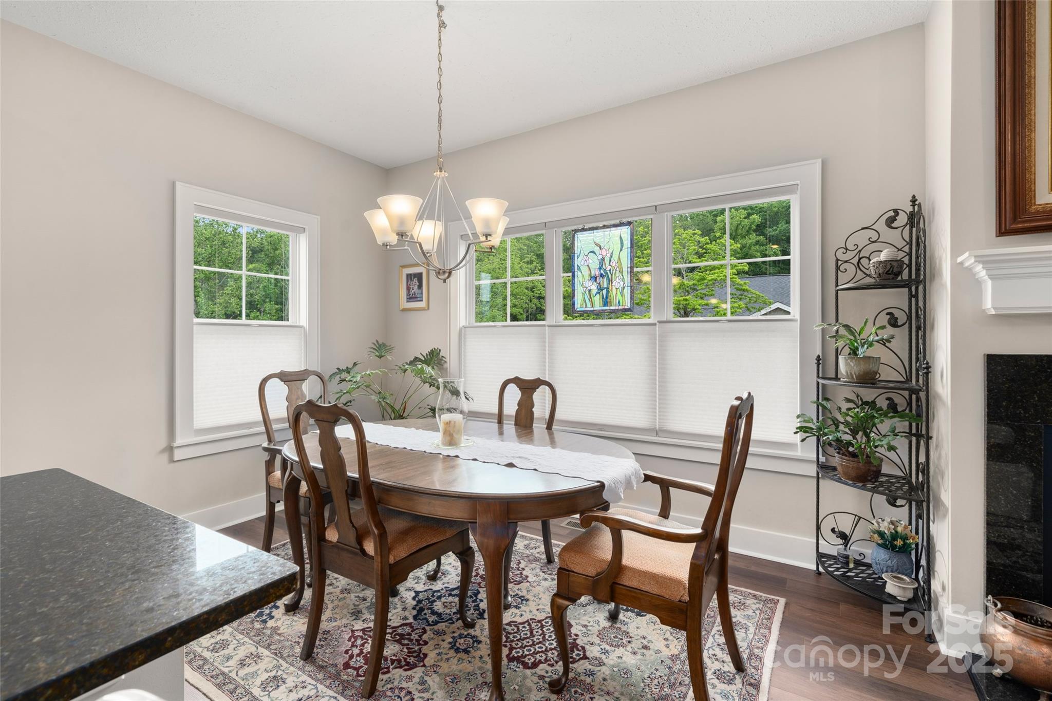 9 Vedder Way Swannanoa, NC 28778 - Photo 8 of 33 a view of a dining room with furniture window and outside view