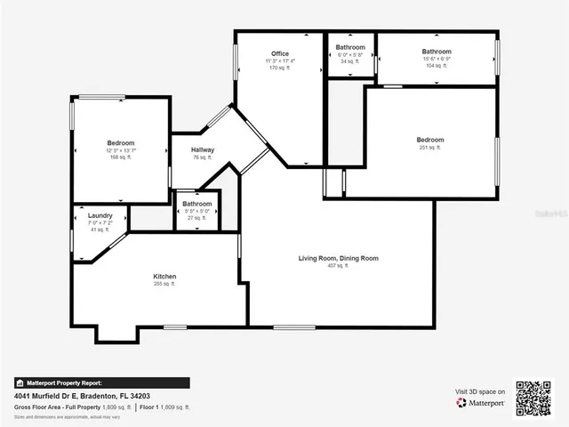 $372,900 | 4041 Murfield Drive East, Bradenton, FL 34203