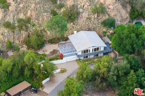 a view of city and mountain
