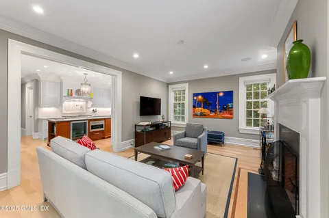 a bathroom with a tub and shower