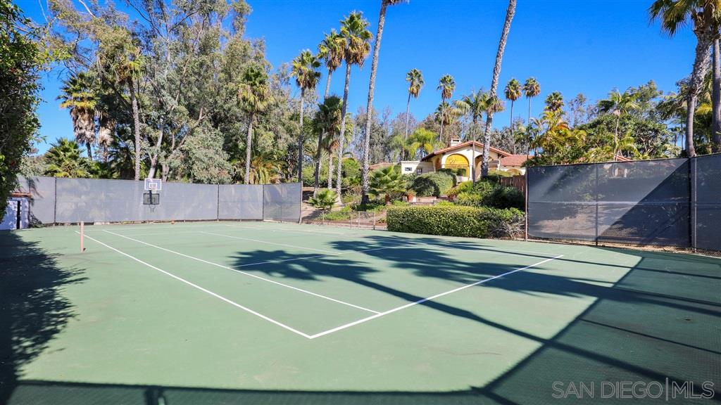 16556 Los Barbos Rancho Santa Fe, CA 92067 - Photo 22 of 22 a view of a tennis court