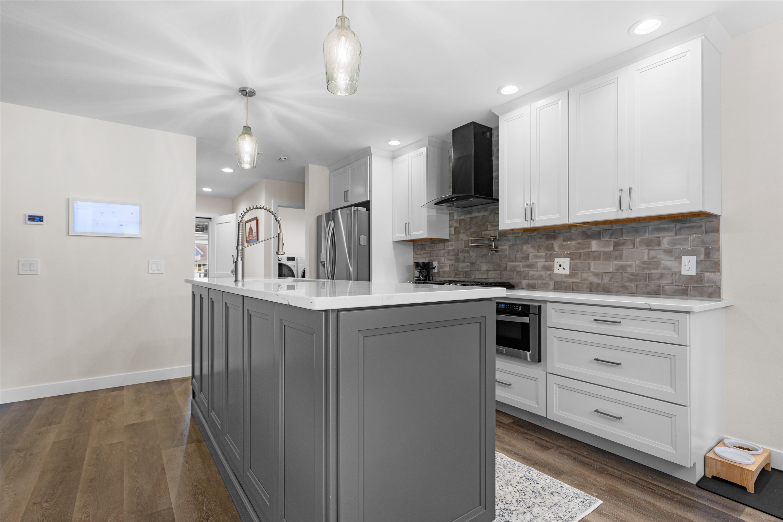113 Taylor Lane Thomson, IL 61285 - Photo 6 of 29 a kitchen with cabinets appliances and a counter space