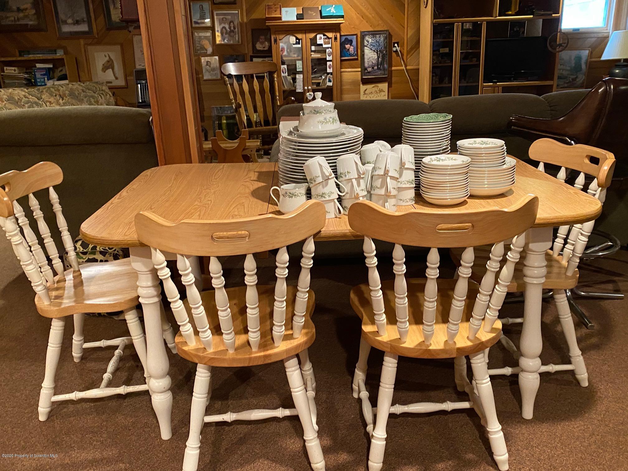 25 Dennis Road Scott Township, PA 18447 - Photo 28 of 43 a dining room with furniture and wooden floor