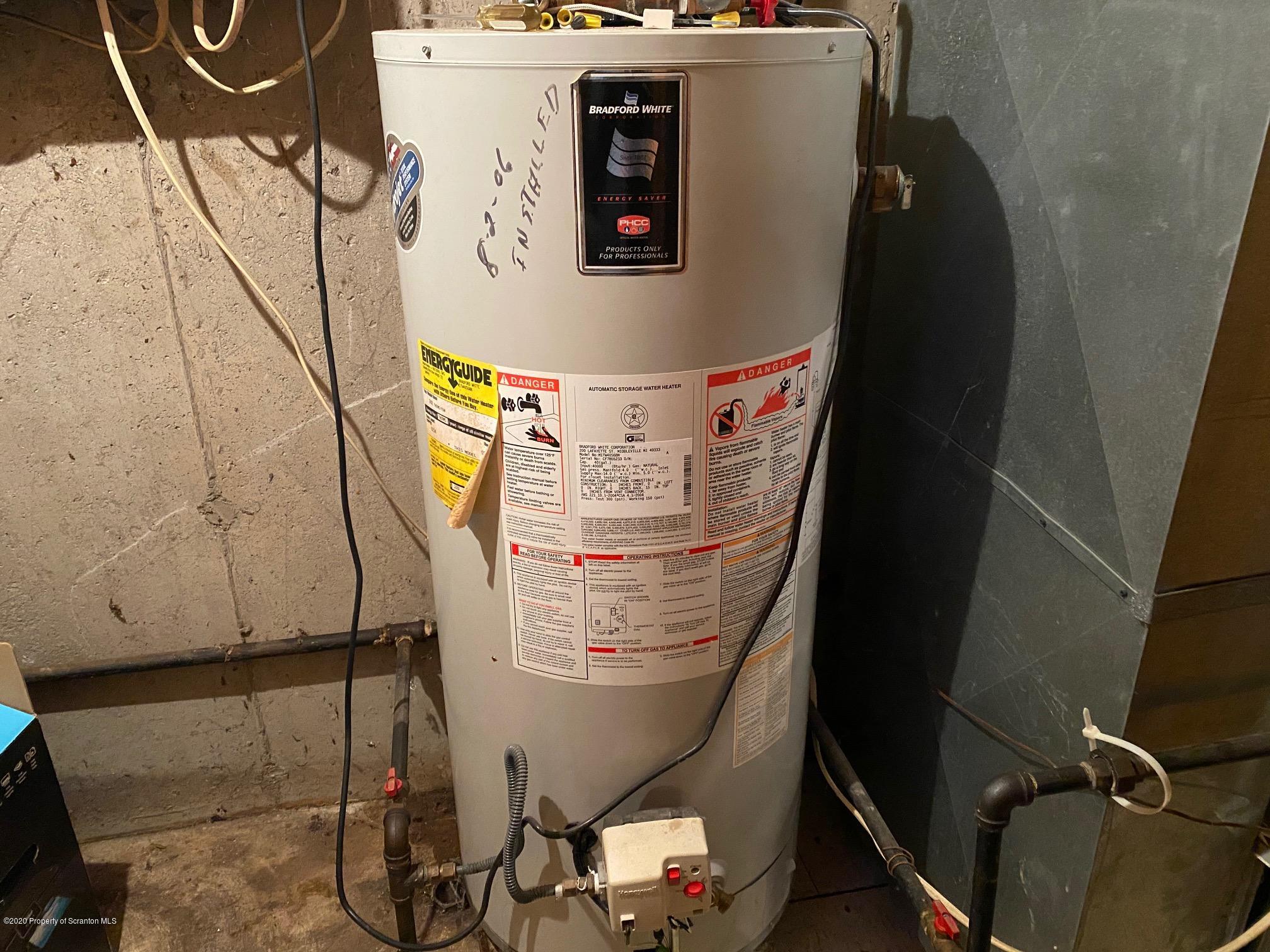 25 Dennis Road Scott Township, PA 18447 - Photo 34 of 43 a view of water heater room