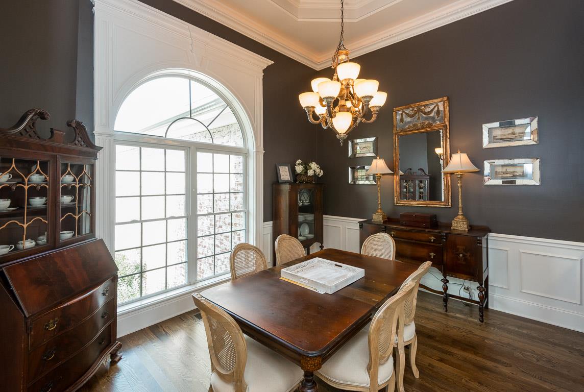 4248 Crowder Road Franklin, TN 37064 - Photo 10 of 29 a view of a dining room with furniture a chandelier and wooden floor