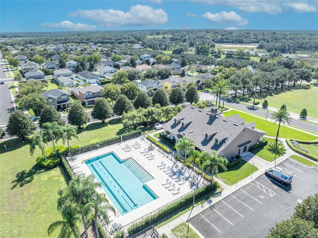 960 Seburn Road Apopka, FL 32703 - Photo 12 of 13 an aerial view of residential houses with outdoor space and swimming pool