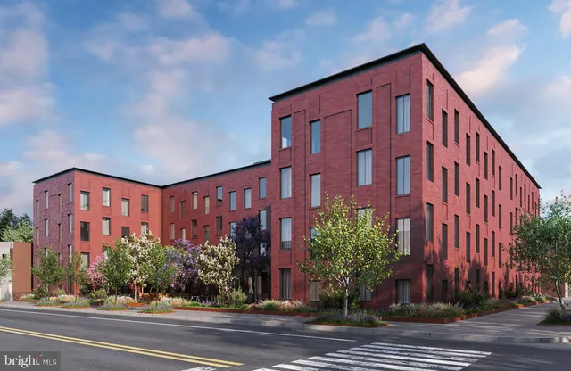 a front view of a building