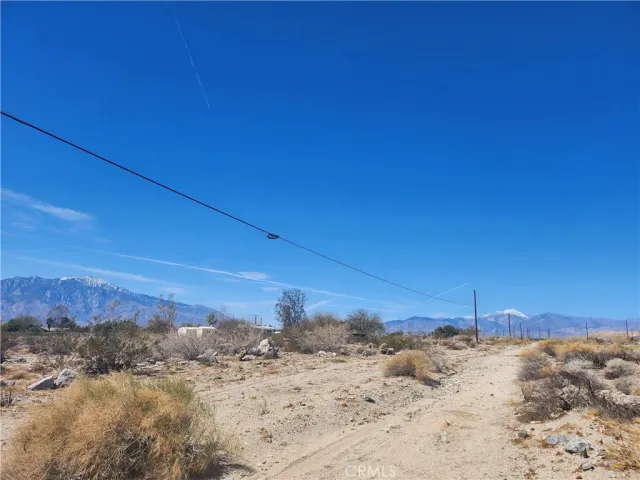 a view of a snow on the beach