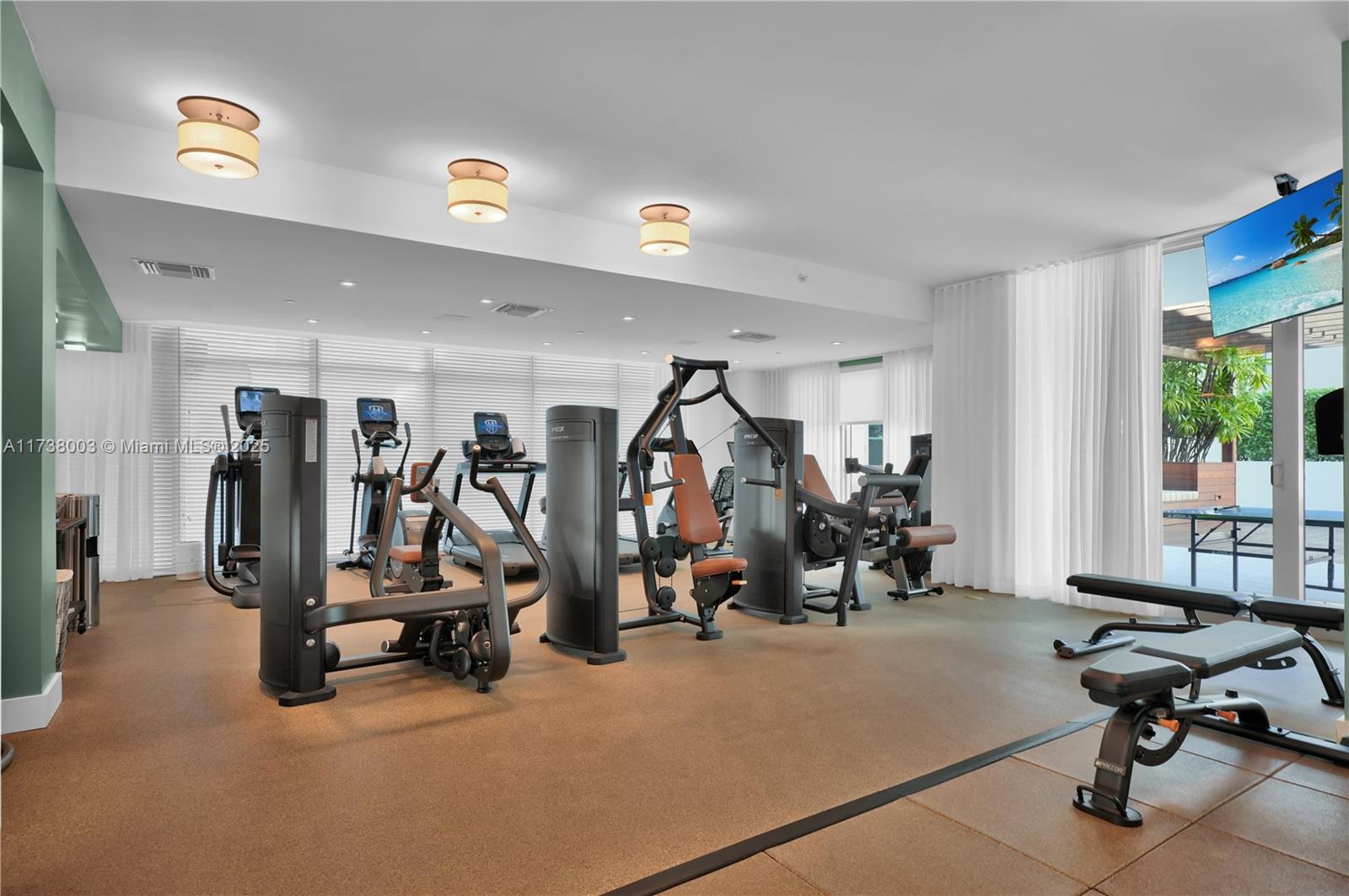 125 Ocean Drive, Unit PH Miami Beach, FL 33139 - Photo 55 of 56 a view of a room with gym equipment