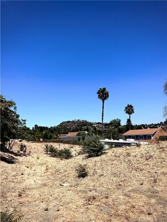 a view of a water with a building in the background