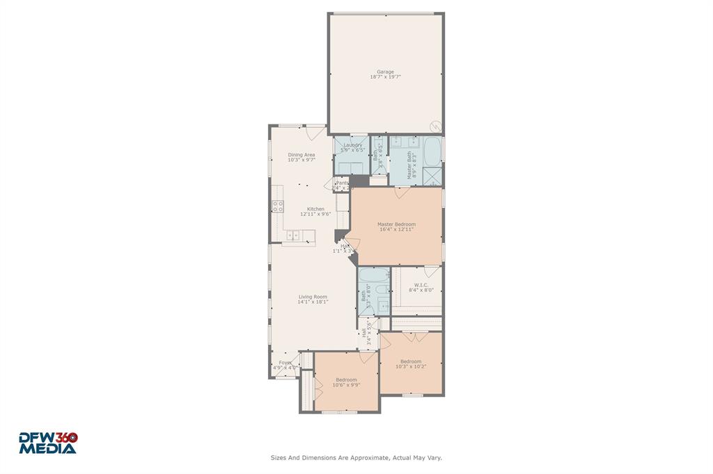 3010 Rosemount Lane Forney, TX 75126 - Photo 33 of 33 a picture of a floor plan