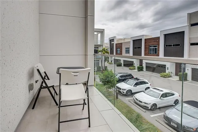 a white bath tub sitting in a bathroom