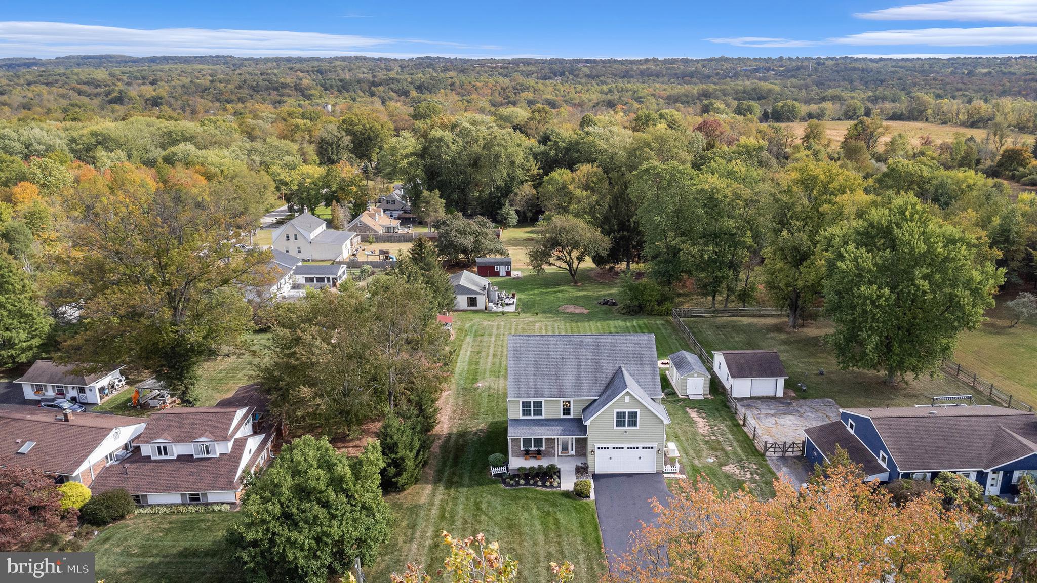 472 Evansburg Road Collegeville, PA 19426 - Photo 45 of 48 an aerial view of a house with a yard