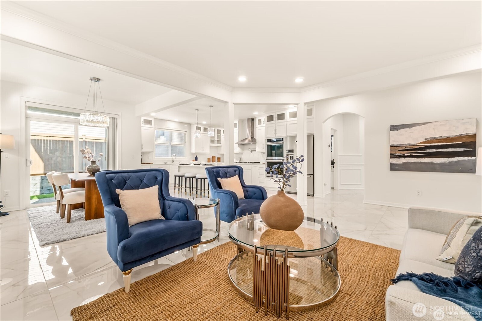 3631 214th Place Southeast Bothell, WA 98021 - Photo 11 of 38 a living room with furniture and kitchen view