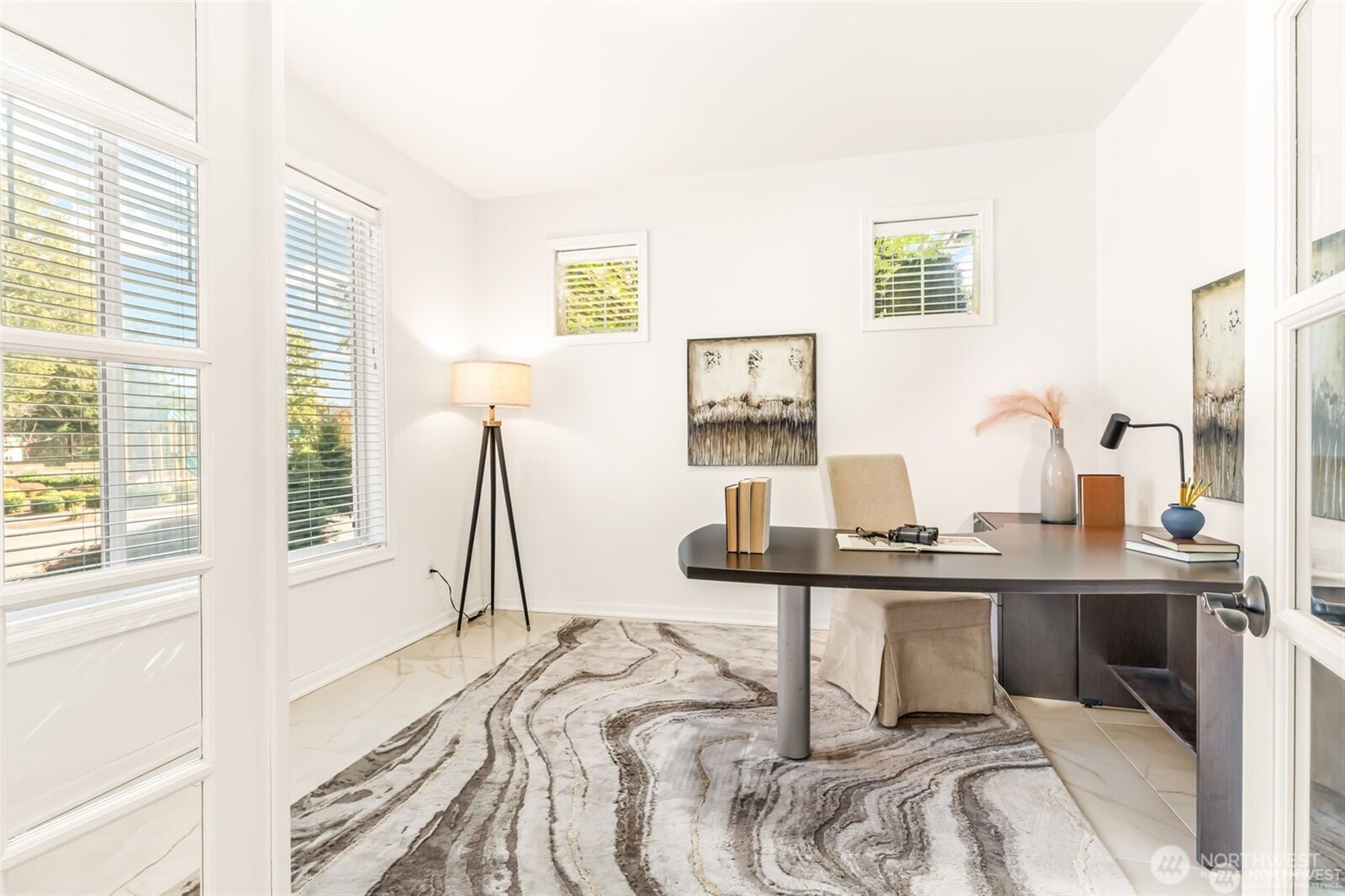 3631 214th Place Southeast Bothell, WA 98021 - Photo 15 of 38 a view of a workspace with furniture and a window