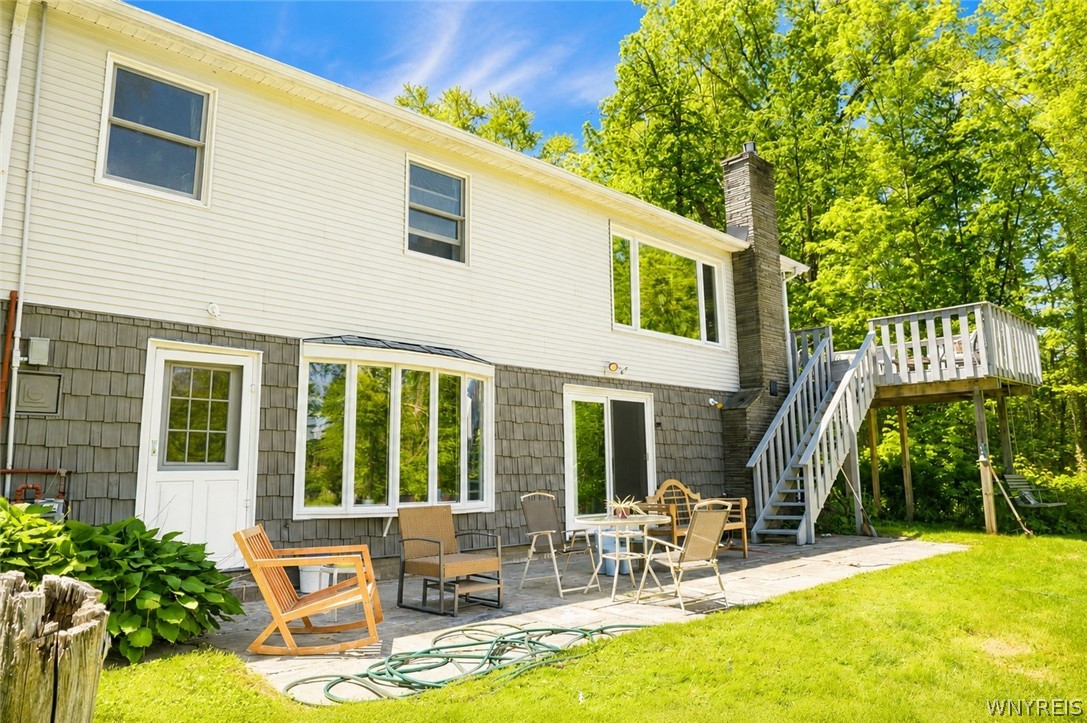 43 Hill Road Parma, NY 14468 - Photo 29 of 31 Back of House, Patio and Porch