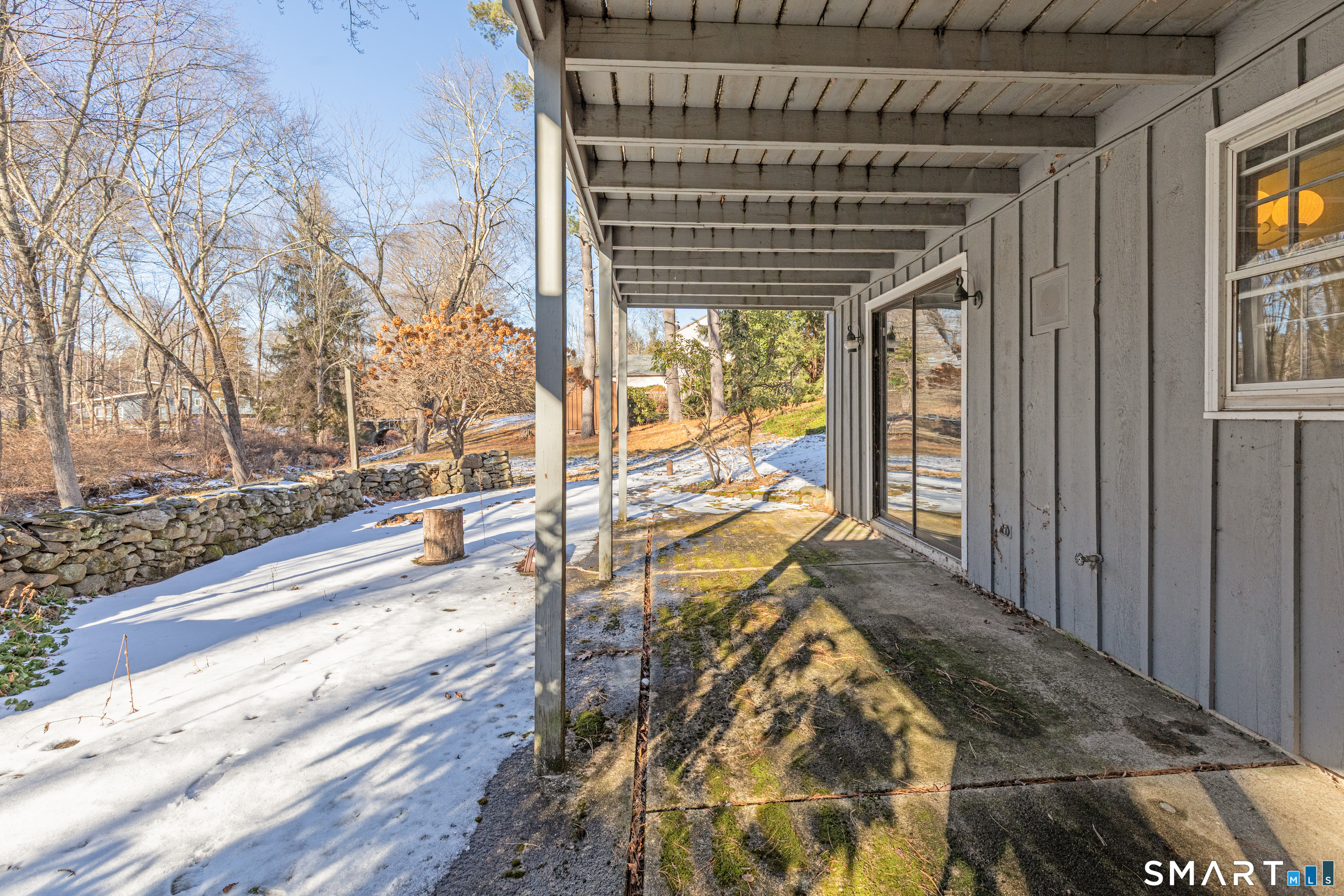 637 Watertown Road Middlebury, CT 06762 - Photo 34 of 40 a view of a backyard of the house