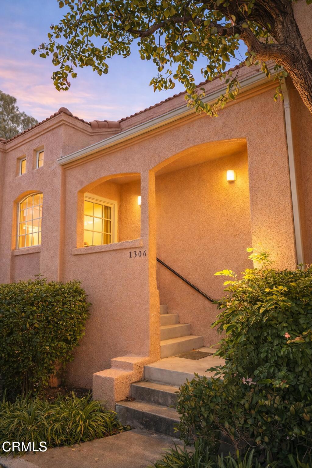 a view of a porch of the house