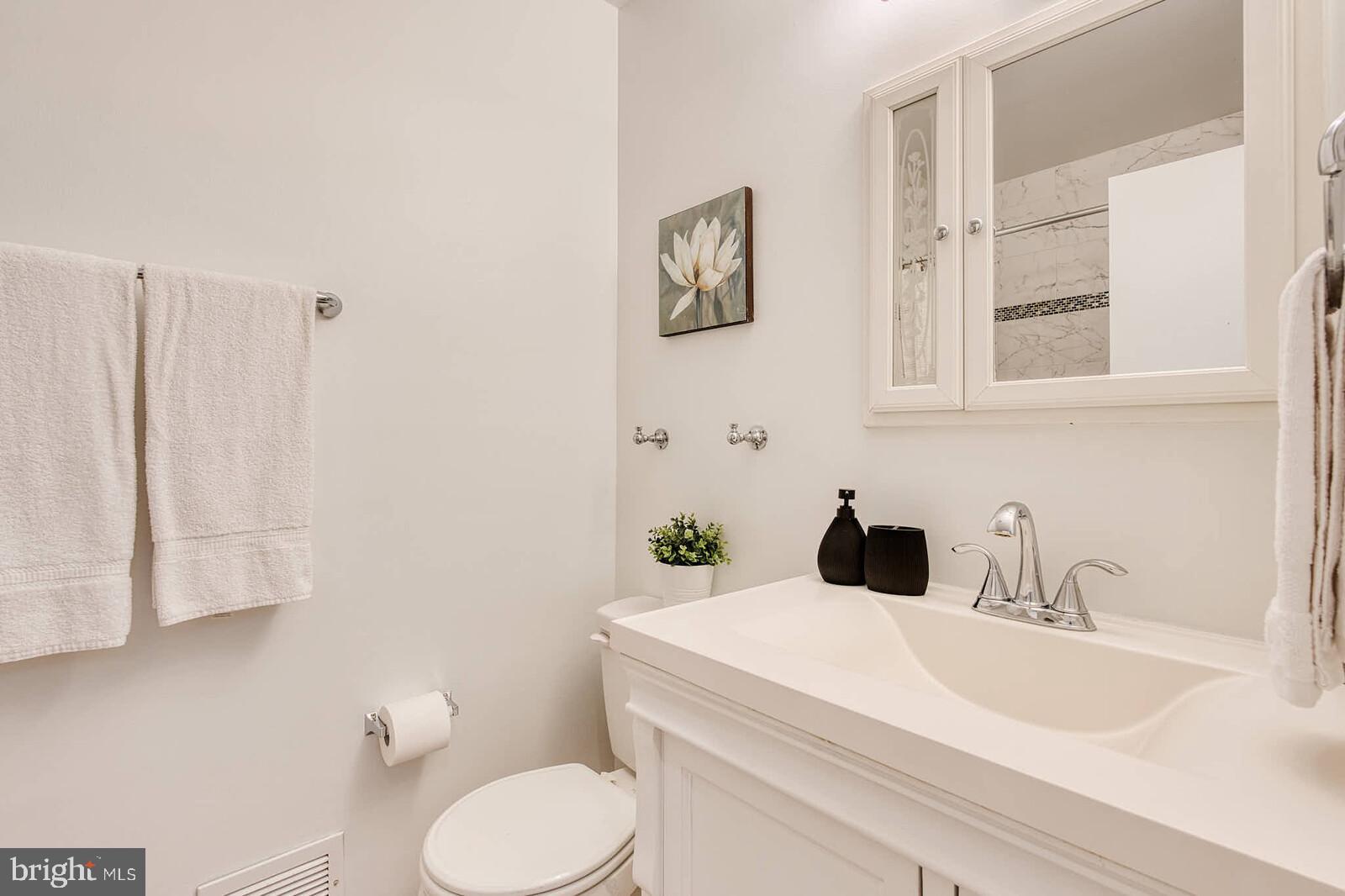 9238 Three Oaks Drive Silver Spring, MD 20901 - Photo 28 of 42 a bathroom with a sink and a toilet