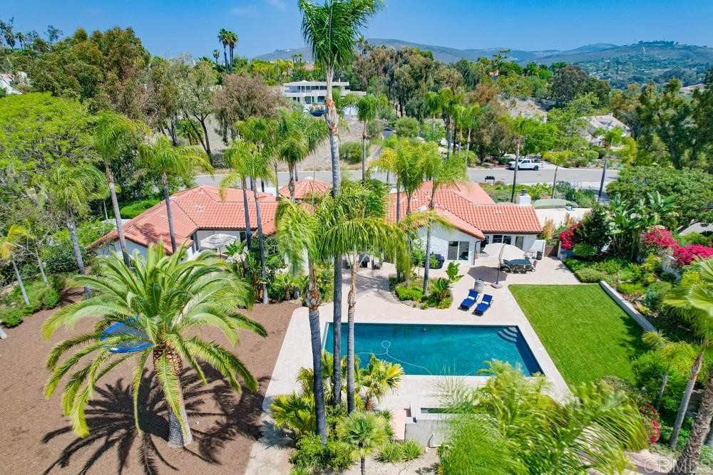 1283 Rancho Encinitas Drive Encinitas, CA 92024 - Photo 24 of 27 an aerial view of a house having yard
