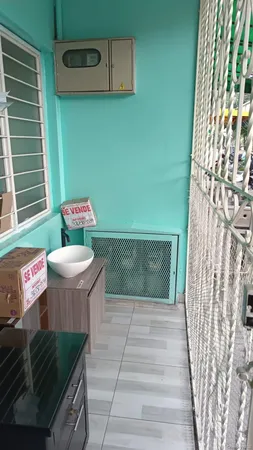 a view of a house with a empty space