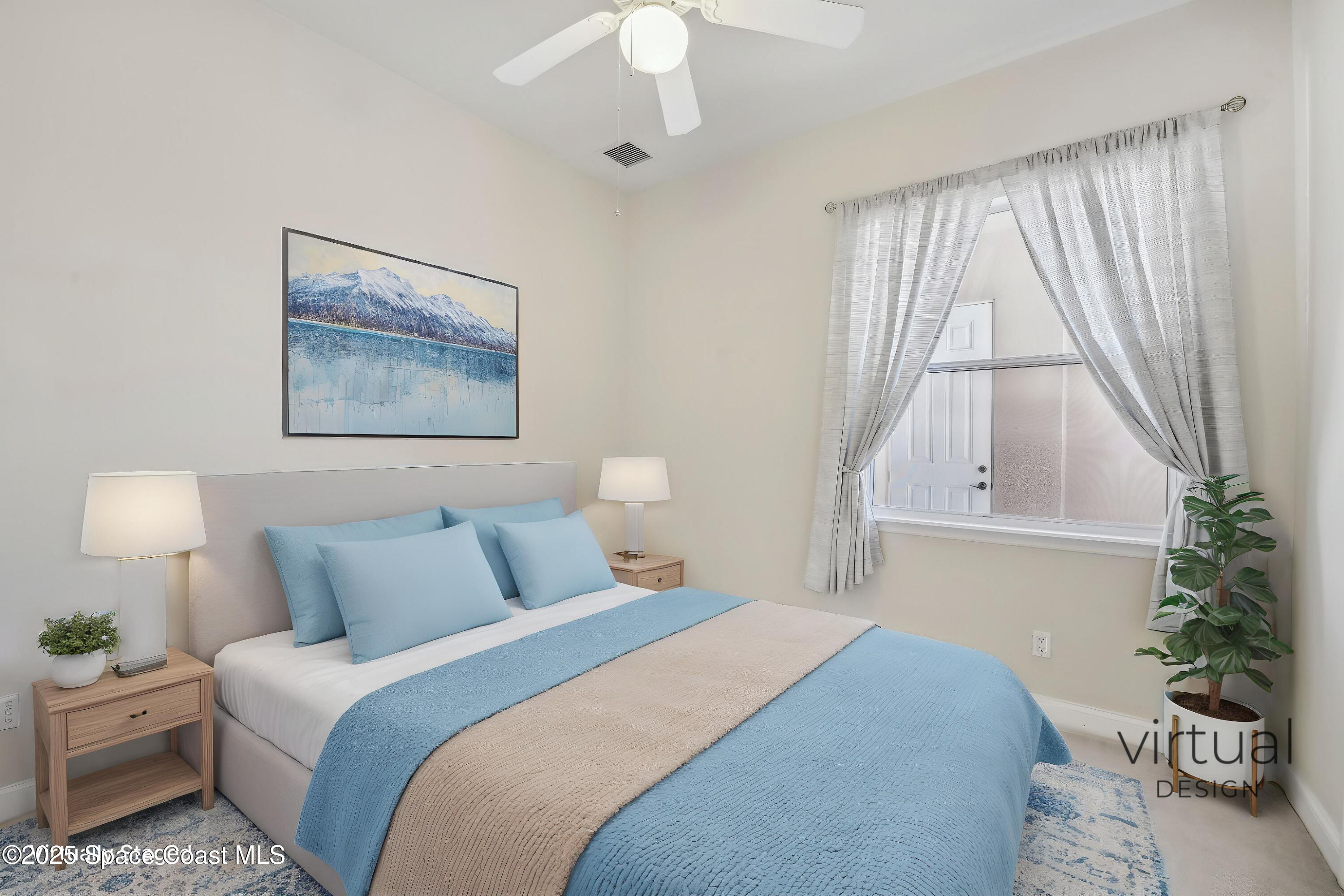 4040 Alamanda Key Drive Melbourne, FL 32901 - Photo 24 of 46 a bedroom with a bed and a window