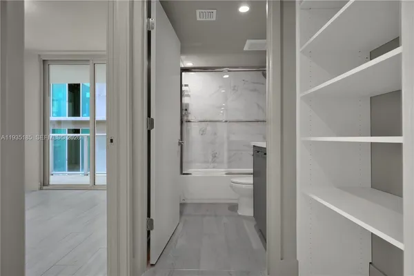 a view of walk in closet