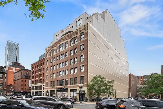 a front view of a building