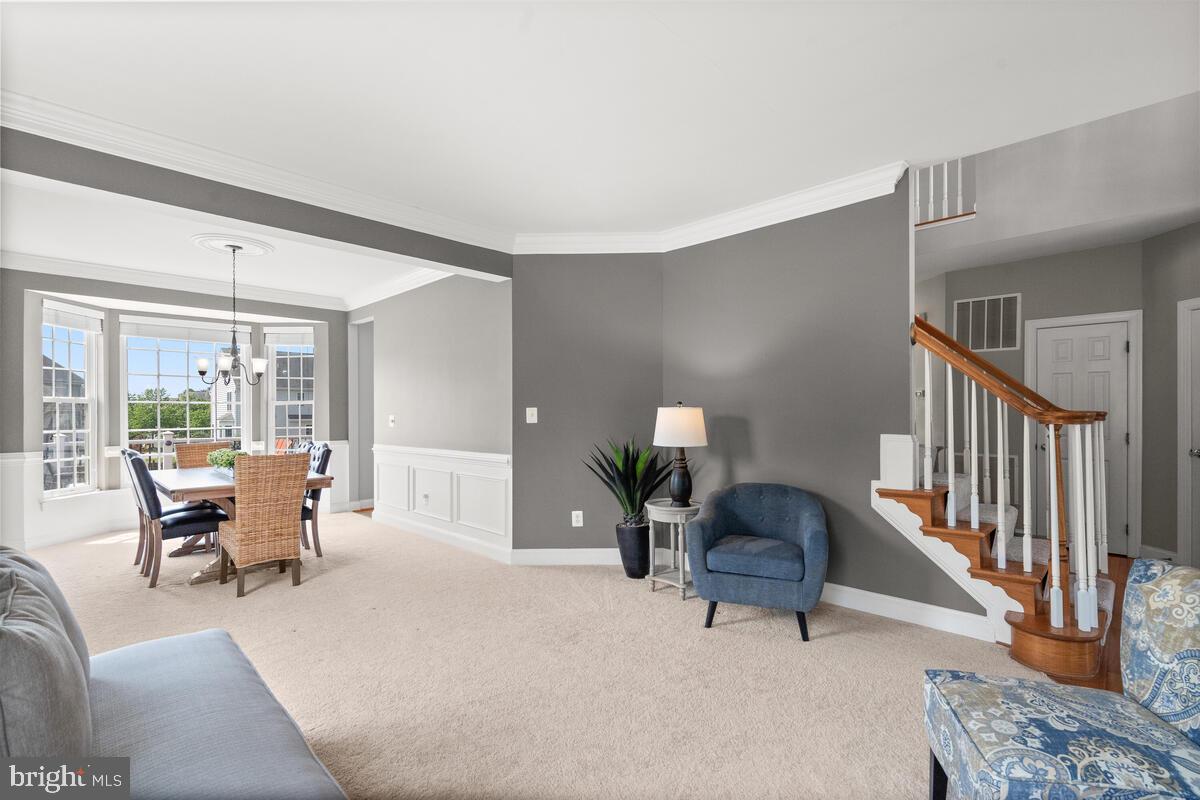 42819 Conquest Circle Ashburn, VA 20148 - Photo 11 of 55 a living room with furniture and a potted plant