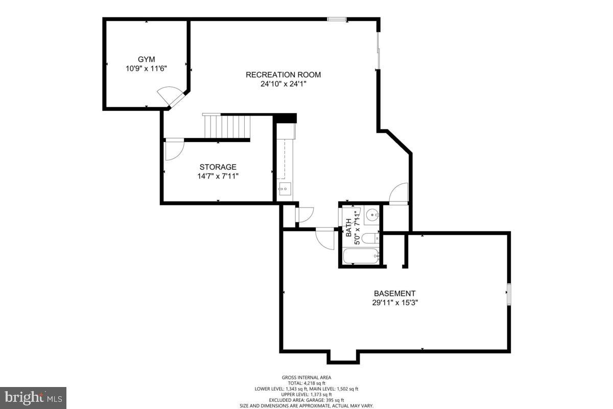 42819 Conquest Circle Ashburn, VA 20148 - Photo 53 of 55 a picture of a floor plan