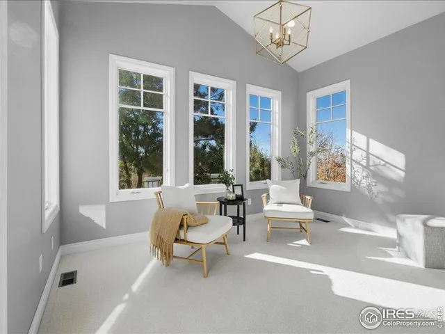 a view of an empty room